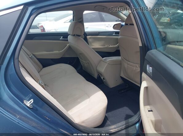 5NPE24AF4HH474784 2017 HYUNDAI SONATA Blue VIN კოდის სტიკერის ხედი