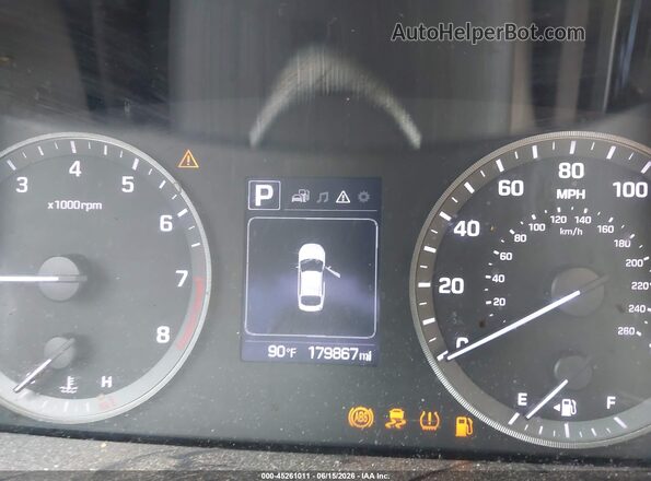 5NPE24AF4HH484540 2017 HYUNDAI SONATA Black 