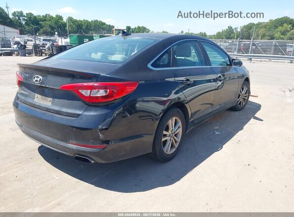 5NPE24AF4HH492525 2017 HYUNDAI SONATA Black Հետևի աջ