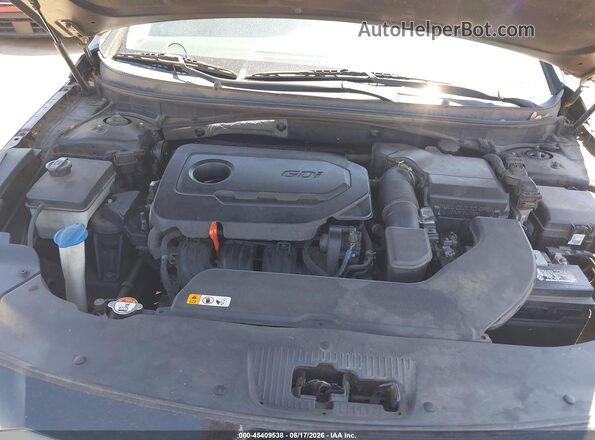 5NPE24AF4HH492525 2017 HYUNDAI SONATA Black Հետևի տեսք