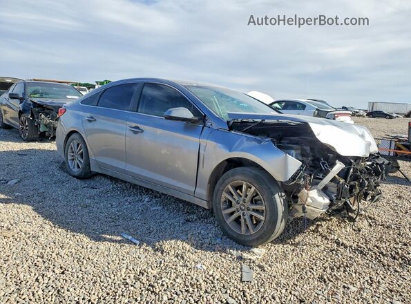 5NPE24AF4HH504981 2017 HYUNDAI SONATA Gray წინა მარჯვენა