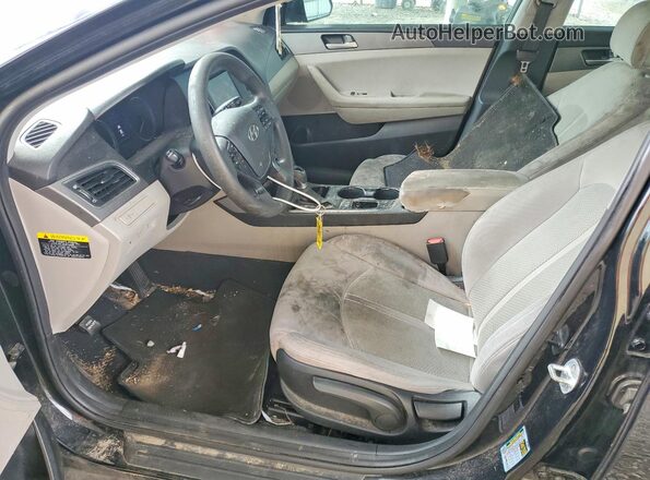 5NPE24AF4HH507847 2017 HYUNDAI SONATA Black 
