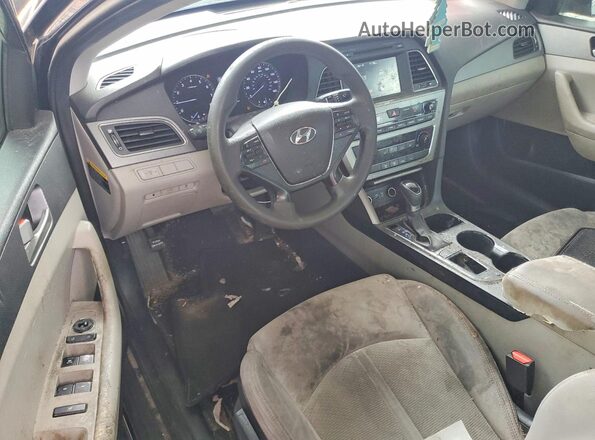 5NPE24AF4HH507847 2017 HYUNDAI SONATA Black 
