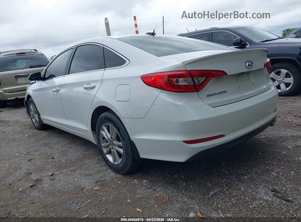 5NPE24AF4HH509064 2017 HYUNDAI SONATA White Trasero izquierdo