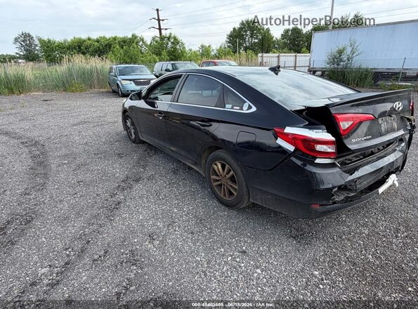 5NPE24AF4HH517469 2017 HYUNDAI SONATA Black 