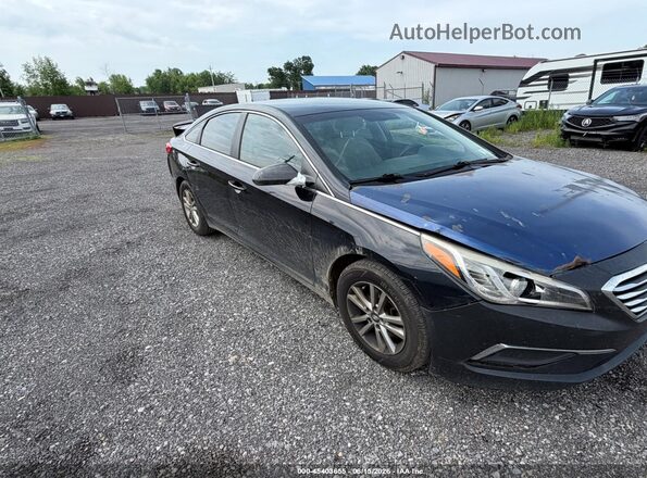 5NPE24AF4HH517469 2017 HYUNDAI SONATA Black 