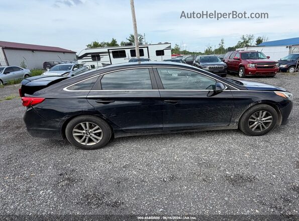 5NPE24AF4HH517469 2017 HYUNDAI SONATA Black 
