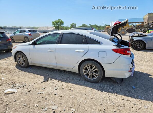 5NPE24AF4HH537446 2017 HYUNDAI SONATA White Задня ліва чверть