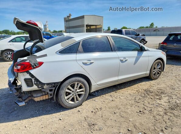 5NPE24AF4HH537446 2017 HYUNDAI SONATA White Задня права чверть