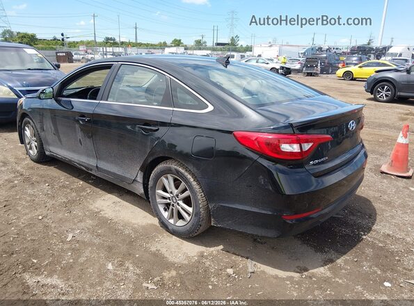 5NPE24AF4HH552609 2017 HYUNDAI SONATA Black Rear left