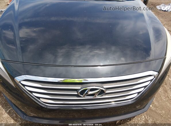 5NPE24AF4HH552609 2017 HYUNDAI SONATA Black Instrument cluster view