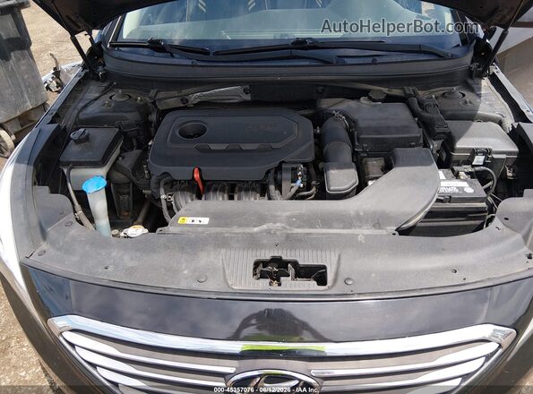 5NPE24AF4HH552609 2017 HYUNDAI SONATA Black Rear view