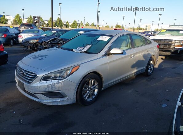 5NPE24AF4HH560113 2017 HYUNDAI SONATA Silver Front left