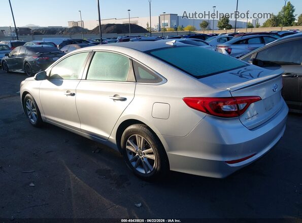 5NPE24AF4HH560113 2017 HYUNDAI SONATA Silver Rear left