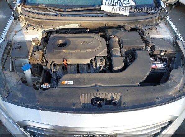 5NPE24AF4HH560113 2017 HYUNDAI SONATA Silver Rear view
