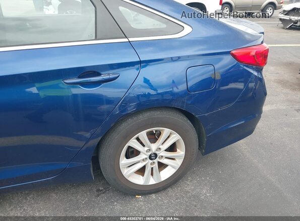 5NPE24AF4HH568972 2017 HYUNDAI SONATA Синий Вид щитка приборов