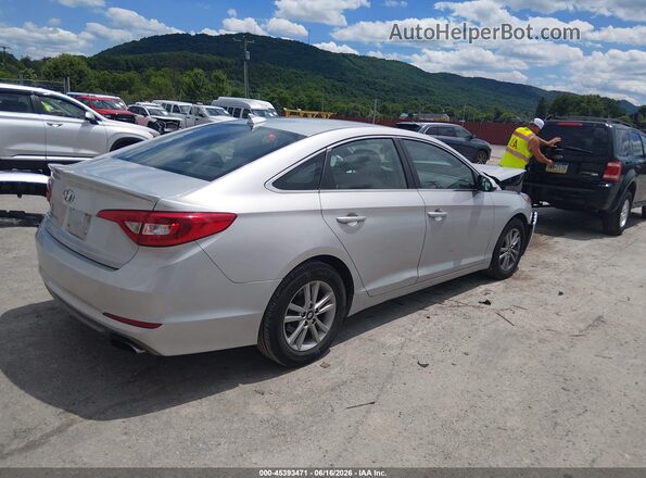 5NPE24AF4HH570320 2017 HYUNDAI SONATA Silver Trasero derecho