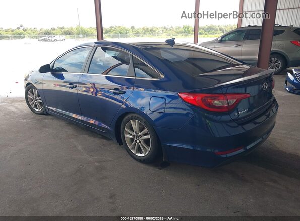 5NPE24AF4HH576179 2017 HYUNDAI SONATA Blue Հետևի ձախ