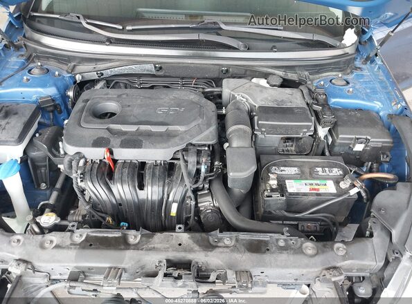 5NPE24AF4HH576179 2017 HYUNDAI SONATA Blue Հետևի տեսք