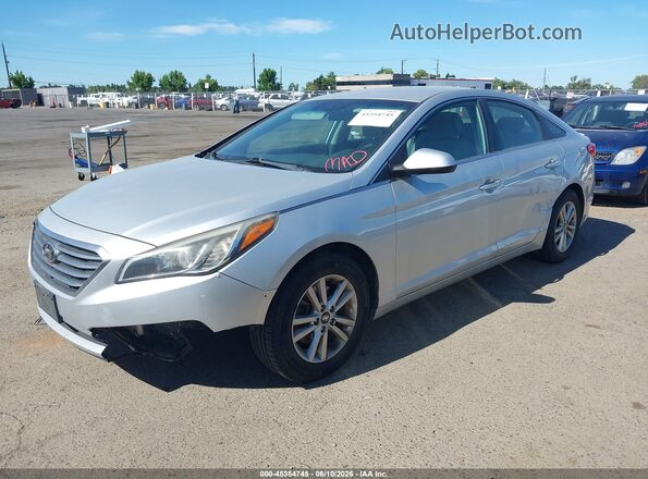 5NPE24AF4HH581320 2017 HYUNDAI SONATA Silver 