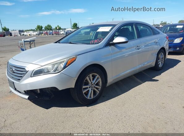 5NPE24AF4HH581320 2017 HYUNDAI SONATA Silver 