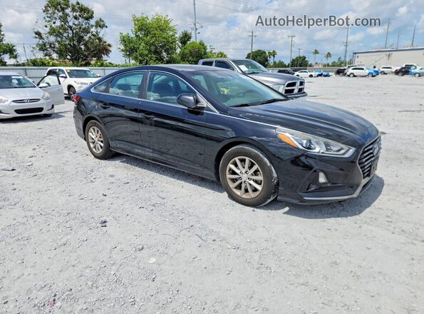 5NPE24AF4JH592307 2018 HYUNDAI SONATA Black წინა მარჯვენა