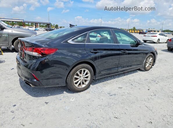 5NPE24AF4JH592307 2018 HYUNDAI SONATA Black უკანა მარჯვენა