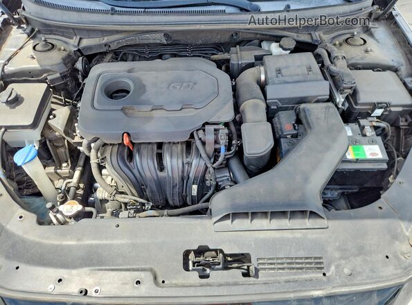 5NPE24AF4JH592307 2018 HYUNDAI SONATA Black უკანა სალონის ხედი