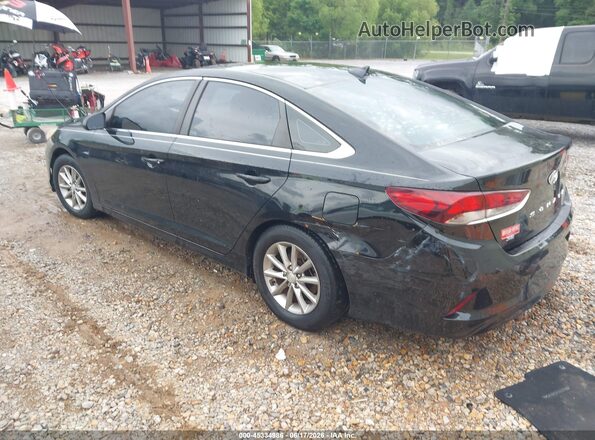 5NPE24AF4JH598107 2018 HYUNDAI SONATA Black Tył lewy