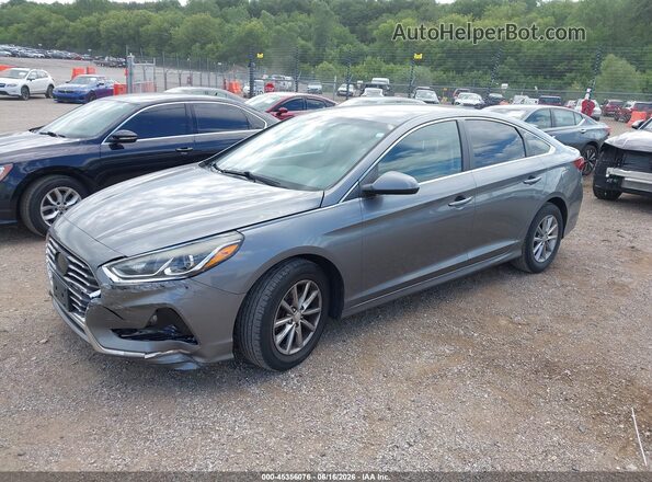 5NPE24AF4JH628819 2018 HYUNDAI SONATA Gray Przód lewy