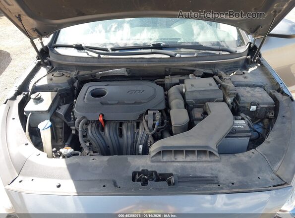5NPE24AF4JH628819 2018 HYUNDAI SONATA Gray Widok z tyłu