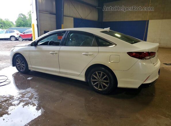 5NPE24AF4JH672092 2018 HYUNDAI SONATA White უკანა მარცხენა