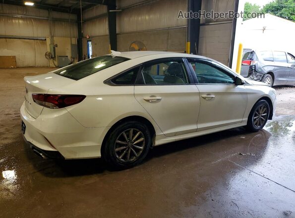 5NPE24AF4JH672092 2018 HYUNDAI SONATA White უკანა მარჯვენა
