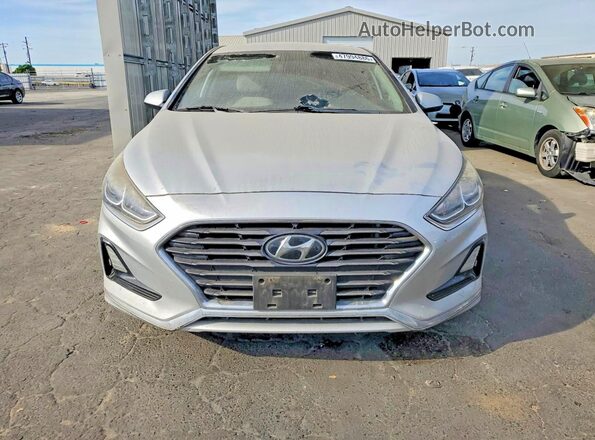 5NPE24AF4JH689829 2018 HYUNDAI SONATA Silver 