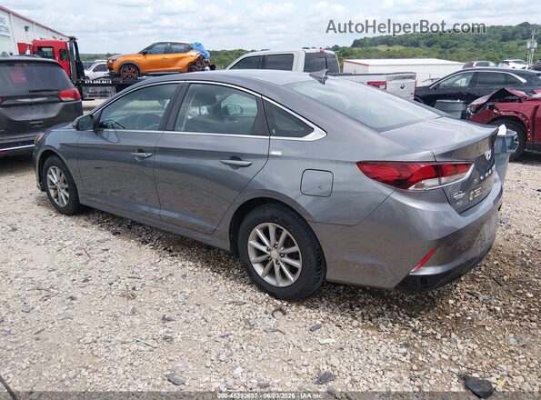 5NPE24AF4KH748489 2019 HYUNDAI SONATA Gray Հետևի ձախ