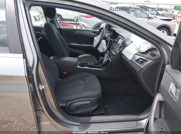 5NPE24AF4KH748489 2019 HYUNDAI SONATA Gray Սալոնի դիմացի տեսք