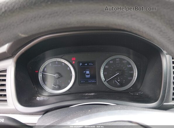 5NPE24AF4KH748489 2019 HYUNDAI SONATA Gray Հետևի նստատեղերի տեսք