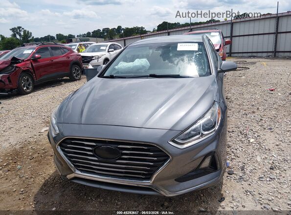 5NPE24AF4KH748489 2019 HYUNDAI SONATA Gray Սարքավորումների վահանակի տեսք