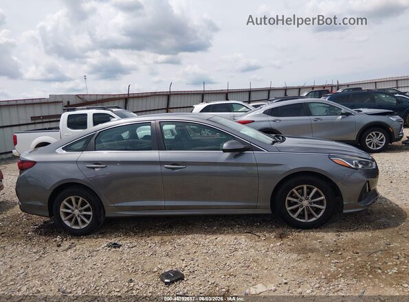 5NPE24AF4KH748489 2019 HYUNDAI SONATA Gray Սալոնի հետևի տեսք