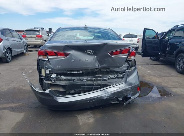5NPE24AF4KH813471 2019 HYUNDAI SONATA Gray წინა ხედი