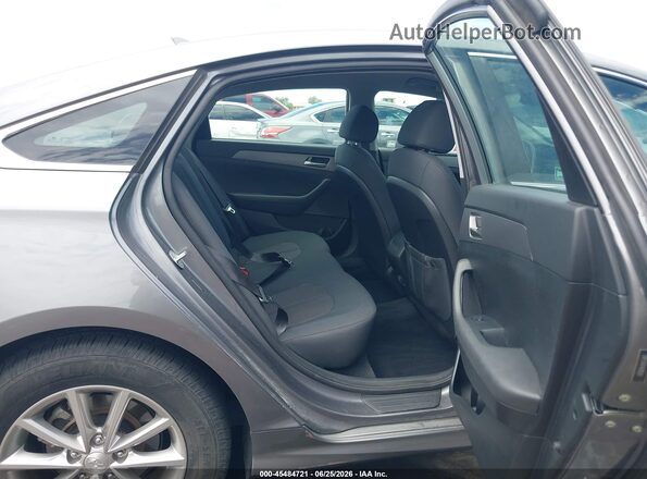 5NPE24AF4KH813471 2019 HYUNDAI SONATA Gray VIN კოდის სტიკერის ხედი