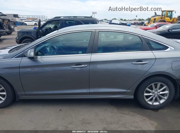 5NPE24AF4KH813471 2019 HYUNDAI SONATA Gray სალონის 360-გრადუსიანი ხედი