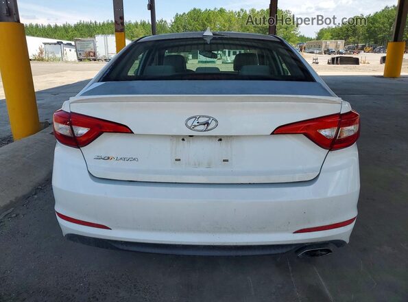 5NPE24AF5GH274169 2016 HYUNDAI SONATA White უკანა ხედი