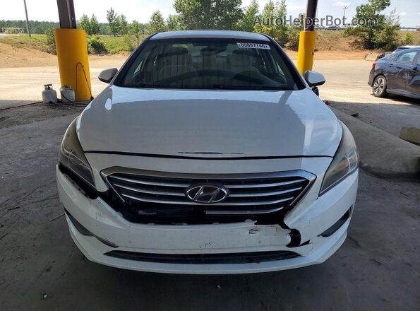 5NPE24AF5GH274169 2016 HYUNDAI SONATA White წინა ხედი