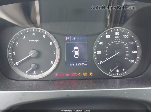 5NPE24AF5GH276858 2016 HYUNDAI SONATA Blue Rear seats view