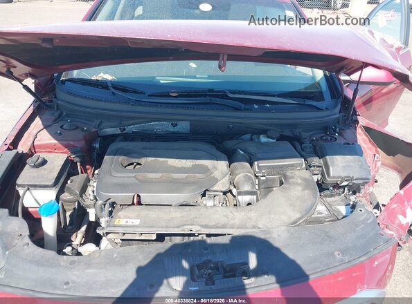 5NPE24AF5GH280408 2016 HYUNDAI SONATA Red Vista trasera