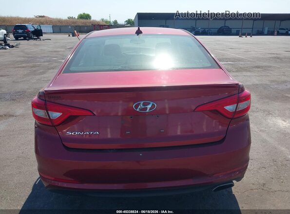 5NPE24AF5GH280408 2016 HYUNDAI SONATA Red 