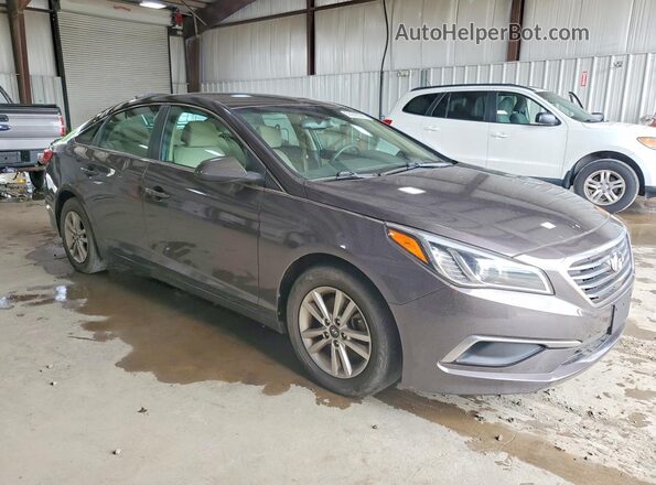 5NPE24AF5GH285110 2016 HYUNDAI SONATA Gray 