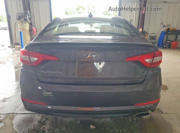 5NPE24AF5GH285110 2016 HYUNDAI SONATA Gray 