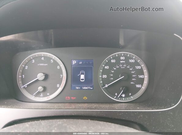 5NPE24AF5GH291652 2016 HYUNDAI SONATA Silver Հետևի նստատեղերի տեսք